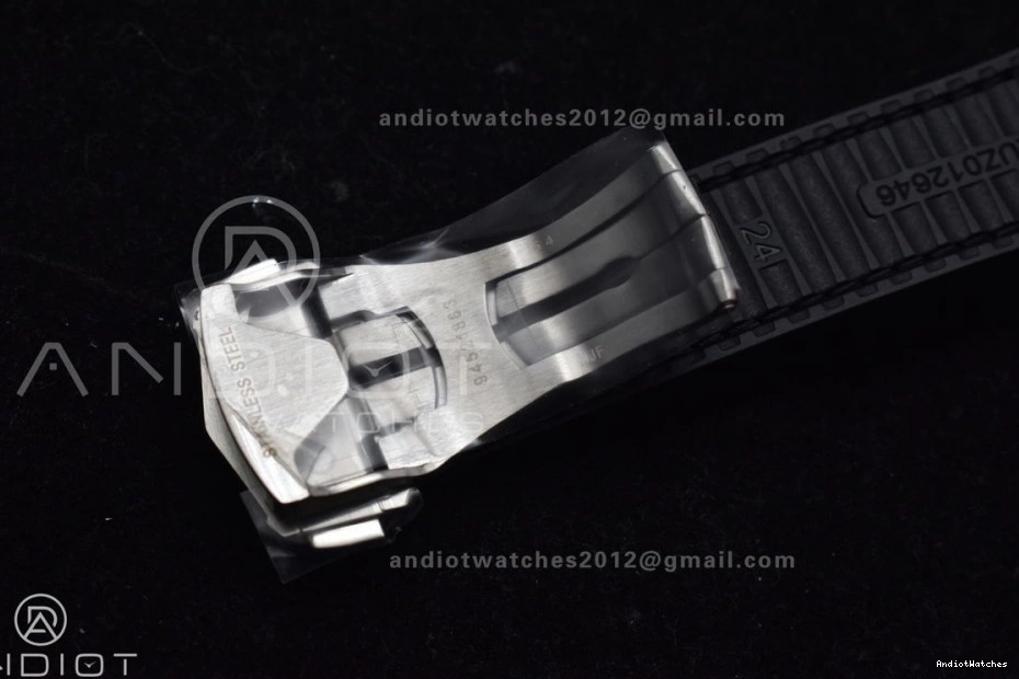 Constellation Black Strap Gummy on 1:1 A8900 Black VSF Edition Ceramic Black Dial HighPerformance SS Best Super 545 Clone 0412